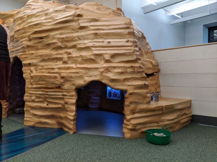 boston childrens museum playspace toddler cave